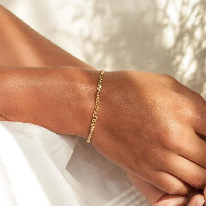 Personalized Name Bracelet – The Gift She'll Adore